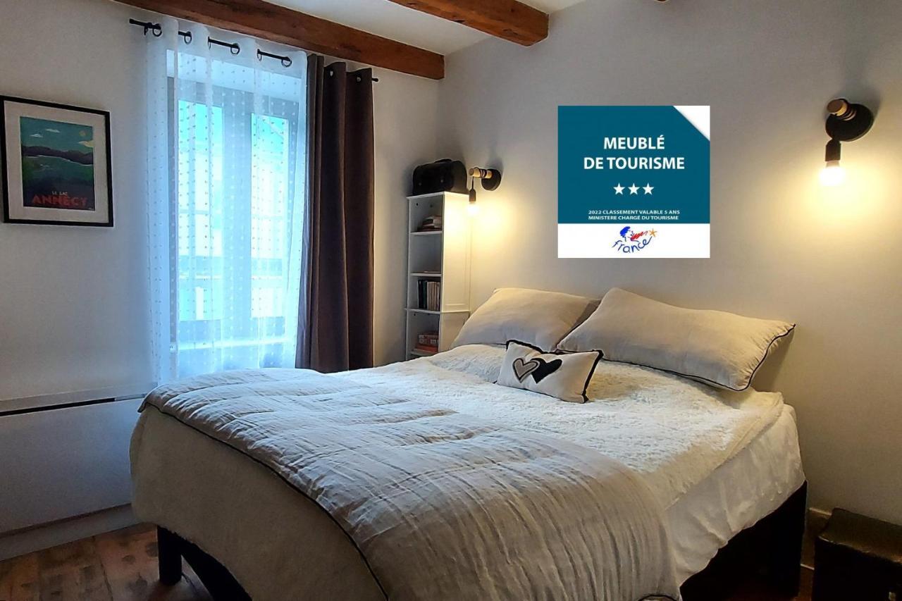 Dolce Vita: 2 Personnes, Douillet, Cosy & Central Annecy Bagian luar foto
